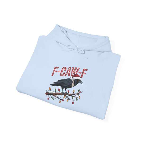 F-CAW-F Holiday Crow Hoodie – Cozy Unisex Christmas Sweatshirt