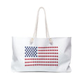 Patriotic Pickleball Weekender Bag, Travel Tote, Beach Bag, USA Flag Design, Summer Essentials, Fourth of July Gift