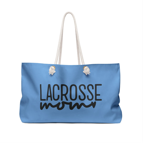 Lacrosse Mom Weekender Bag | Stylish Tote for Sports, Travel, Events, Gifts, Mother's Day