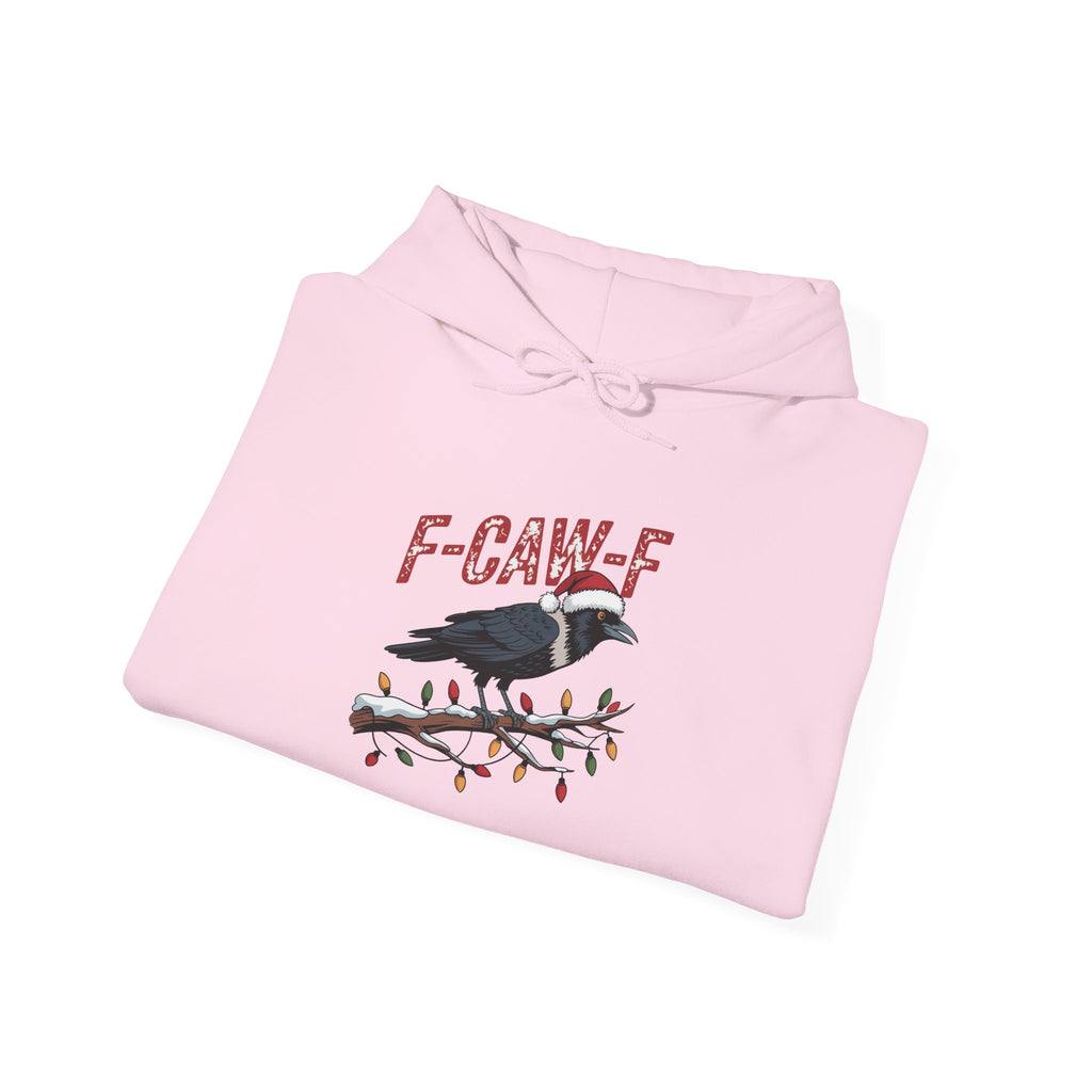 F-CAW-F Holiday Crow Hoodie – Cozy Unisex Christmas Sweatshirt