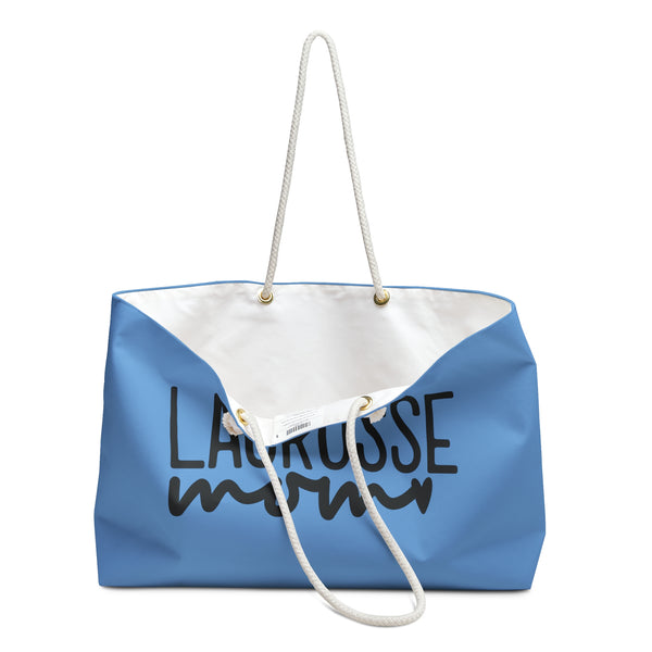 Lacrosse Mom Weekender Bag | Stylish Tote for Sports, Travel, Events, Gifts, Mother's Day