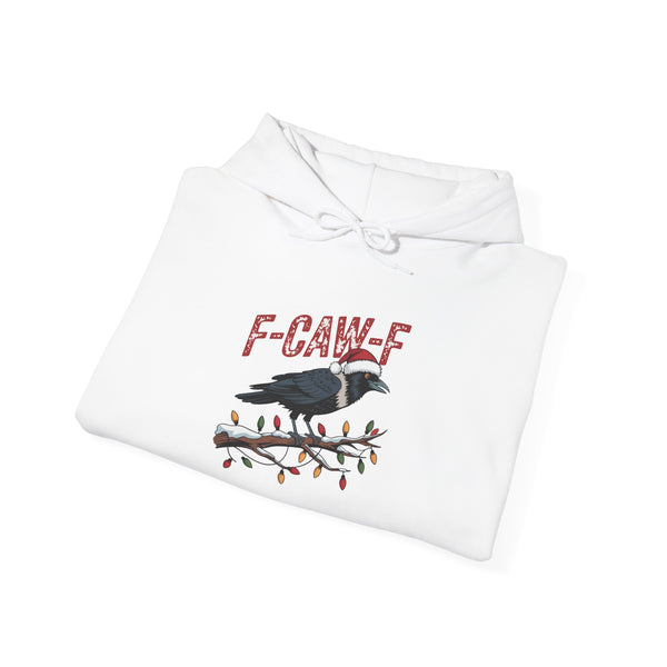 F-CAW-F Holiday Crow Hoodie – Cozy Unisex Christmas Sweatshirt