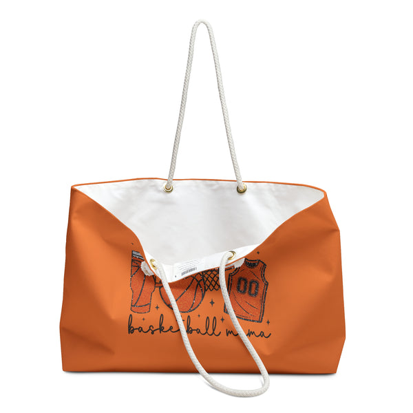 Basketball Mama Weekender Bag – Sports Travel Tote for Game Days, Moms on the Go, Gym, Practice, Gifts, Summer Adventures