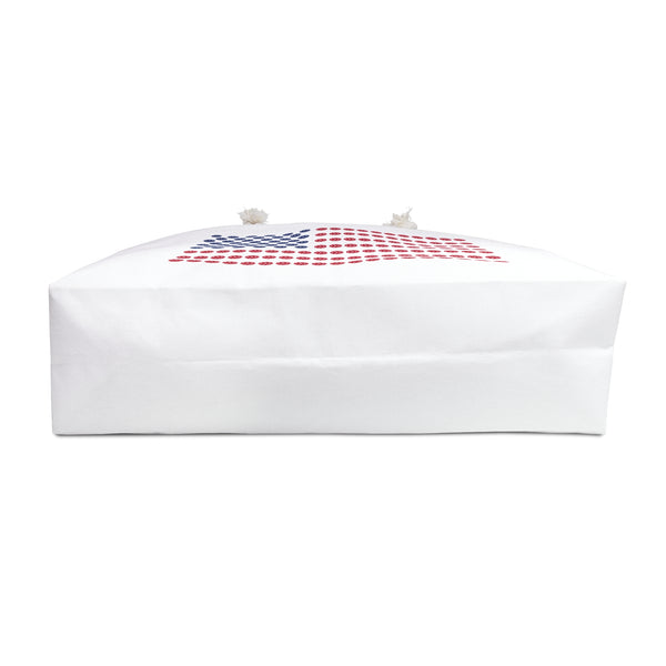 Patriotic Pickleball Weekender Bag, Travel Tote, Beach Bag, USA Flag Design, Summer Essentials, Fourth of July Gift