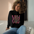 Wild Cats Cropped Hoodie
