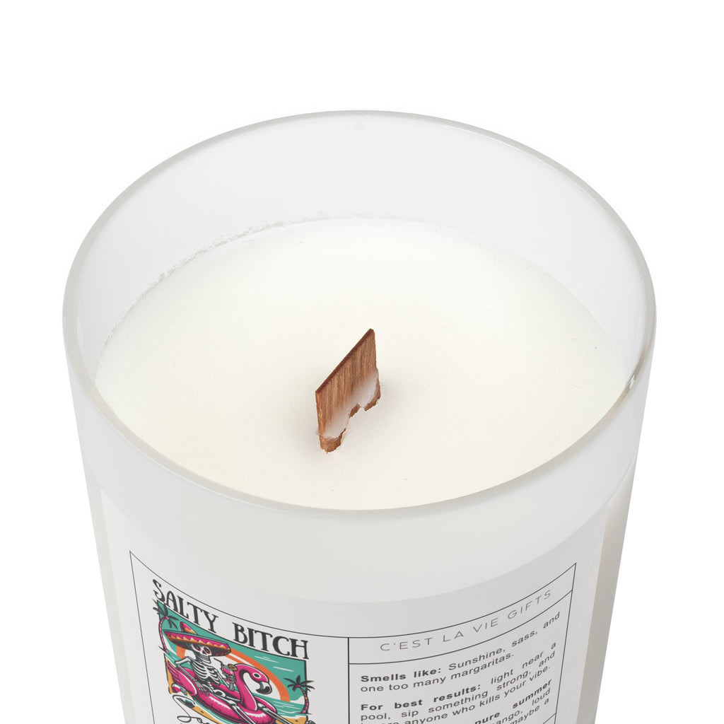 Salty Bitch Social Club Candle | Coconut Mango | Funny Summer Candle Gift | Stocking Stuffer