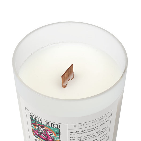 Salty Bitch Social Club Candle | Coconut Mango | Funny Summer Candle Gift | Stocking Stuffer