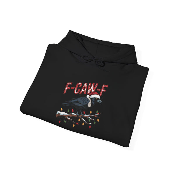 F-CAW-F Holiday Crow Hoodie – Cozy Unisex Christmas Sweatshirt