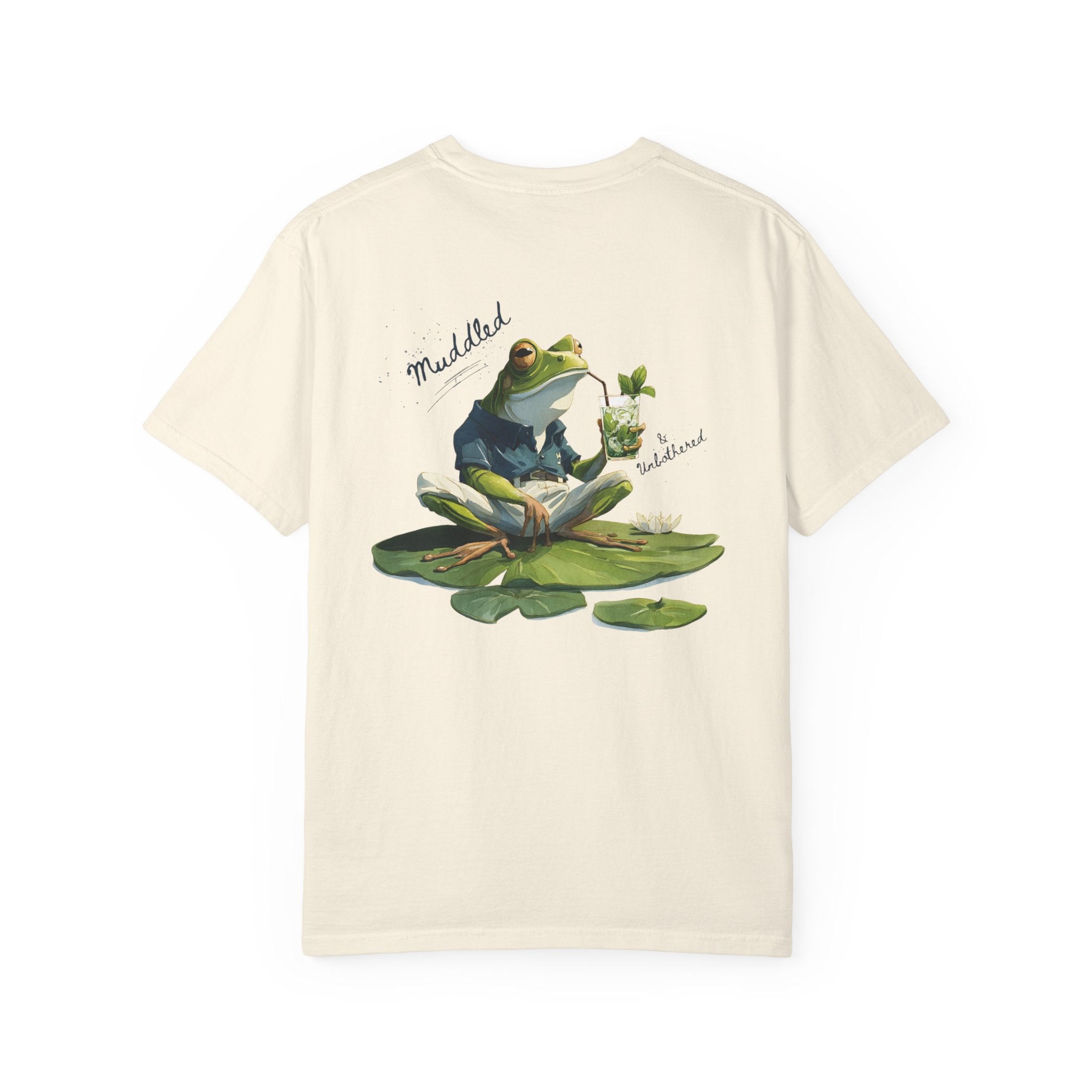 Muddled & Unbothered Comfort Colors® Frog Cocktail T-Shirt