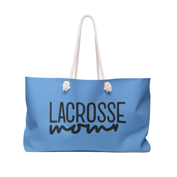 Lacrosse Mom Weekender Bag | Stylish Tote for Sports, Travel, Events, Gifts, Mother's Day