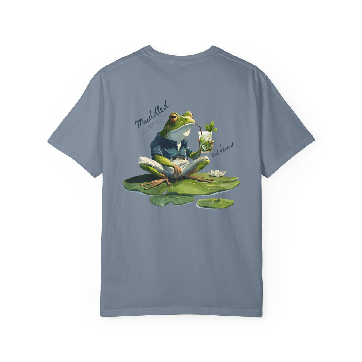 Muddled & Unbothered Comfort Colors® Frog Cocktail T-Shirt