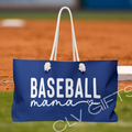 Baseball Mama Weekender Bag - Perfect for Sports Events, Travel, & Mom's Outings, Tote Bag for Baseball Lovers, Gift for Mothers