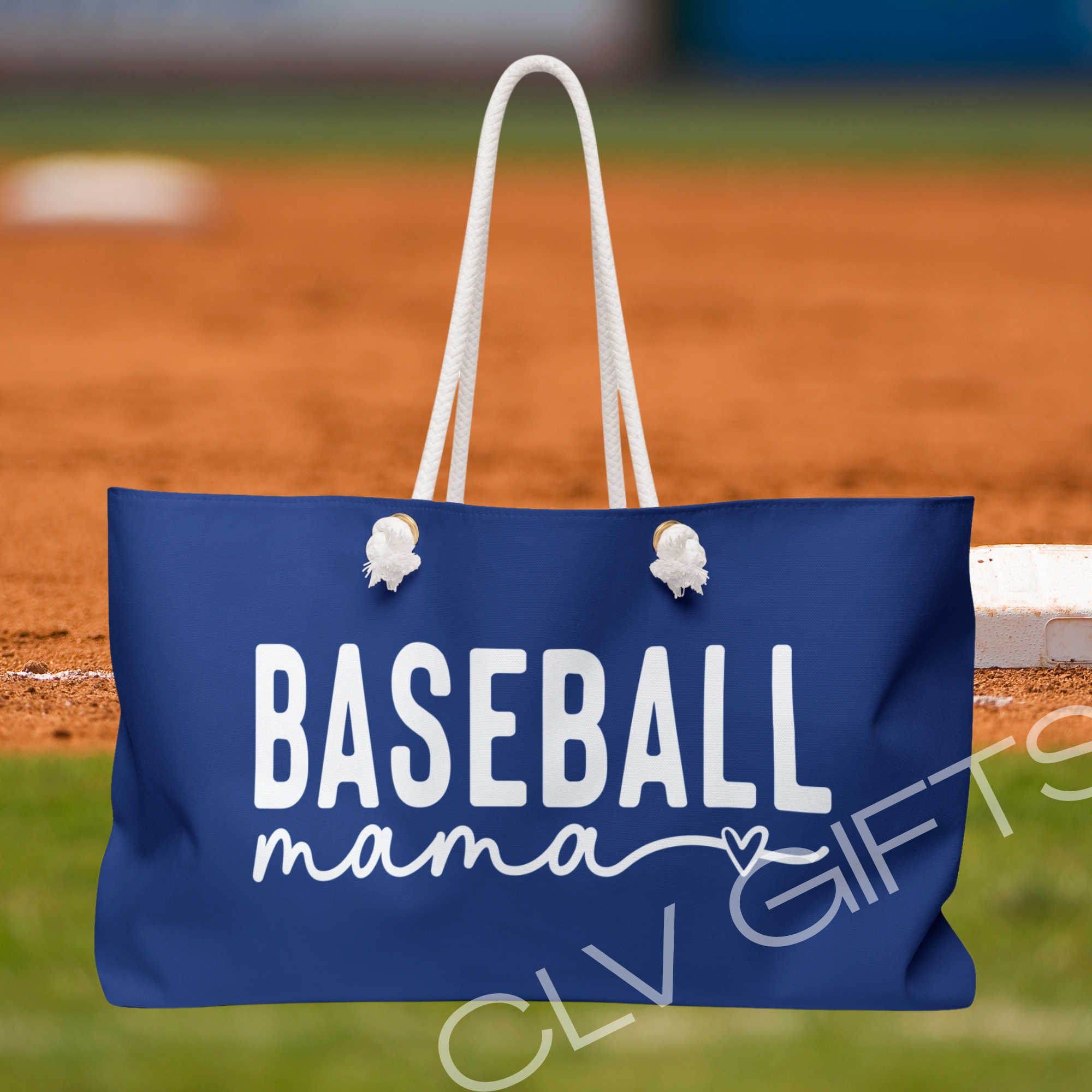 Baseball Mama Weekender Bag - Perfect for Sports Events, Travel, & Mom's Outings, Tote Bag for Baseball Lovers, Gift for Mothers