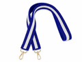 Royal Blue & White Beaded Purse Strap