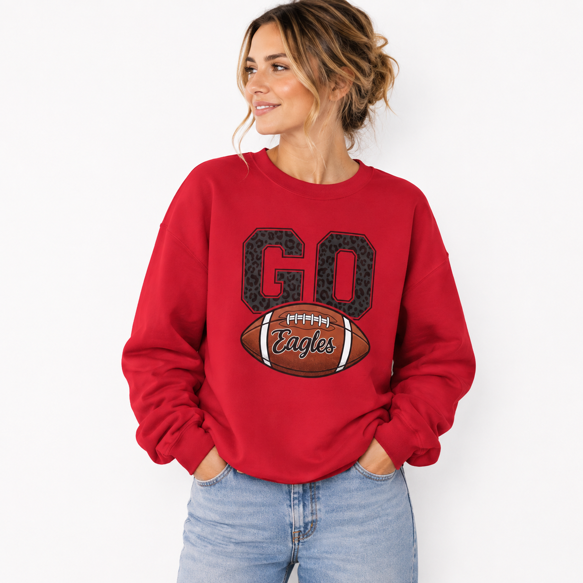 Go Eagles Football Sweatshirt