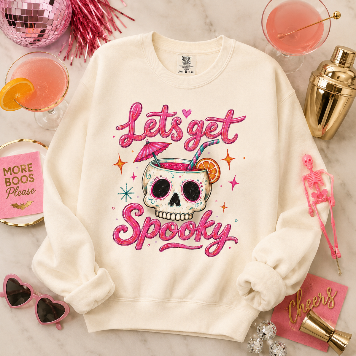 Let’s Get Spooky Comfort Colors® Sweatshirt