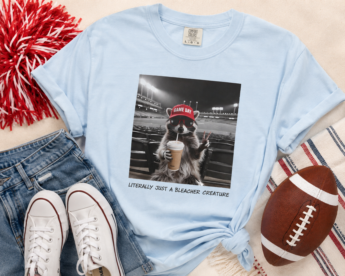 Literally Just a Bleacher Creature Comfort Colors® Tee