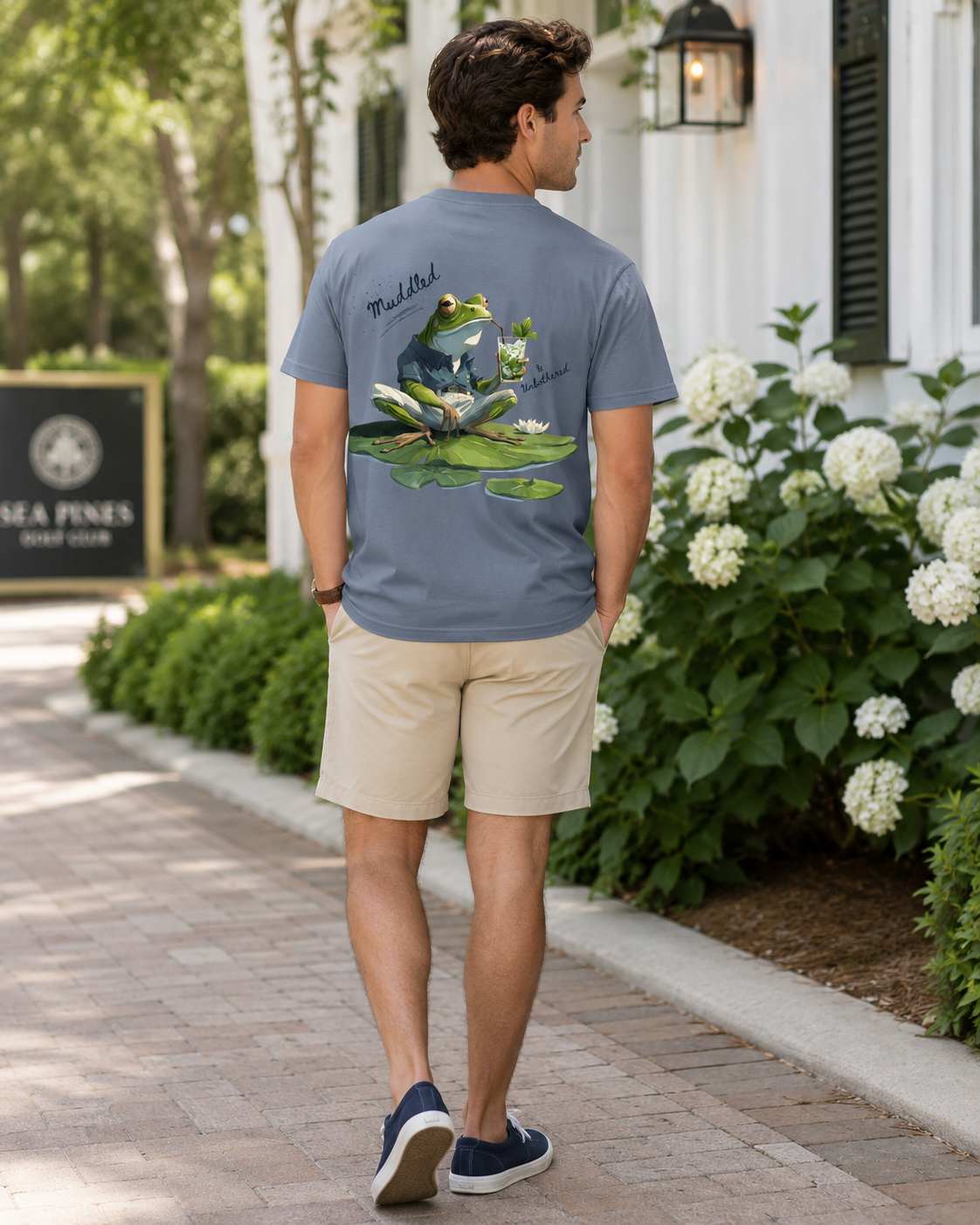 Muddled & Unbothered Comfort Colors® Frog Cocktail T-Shirt