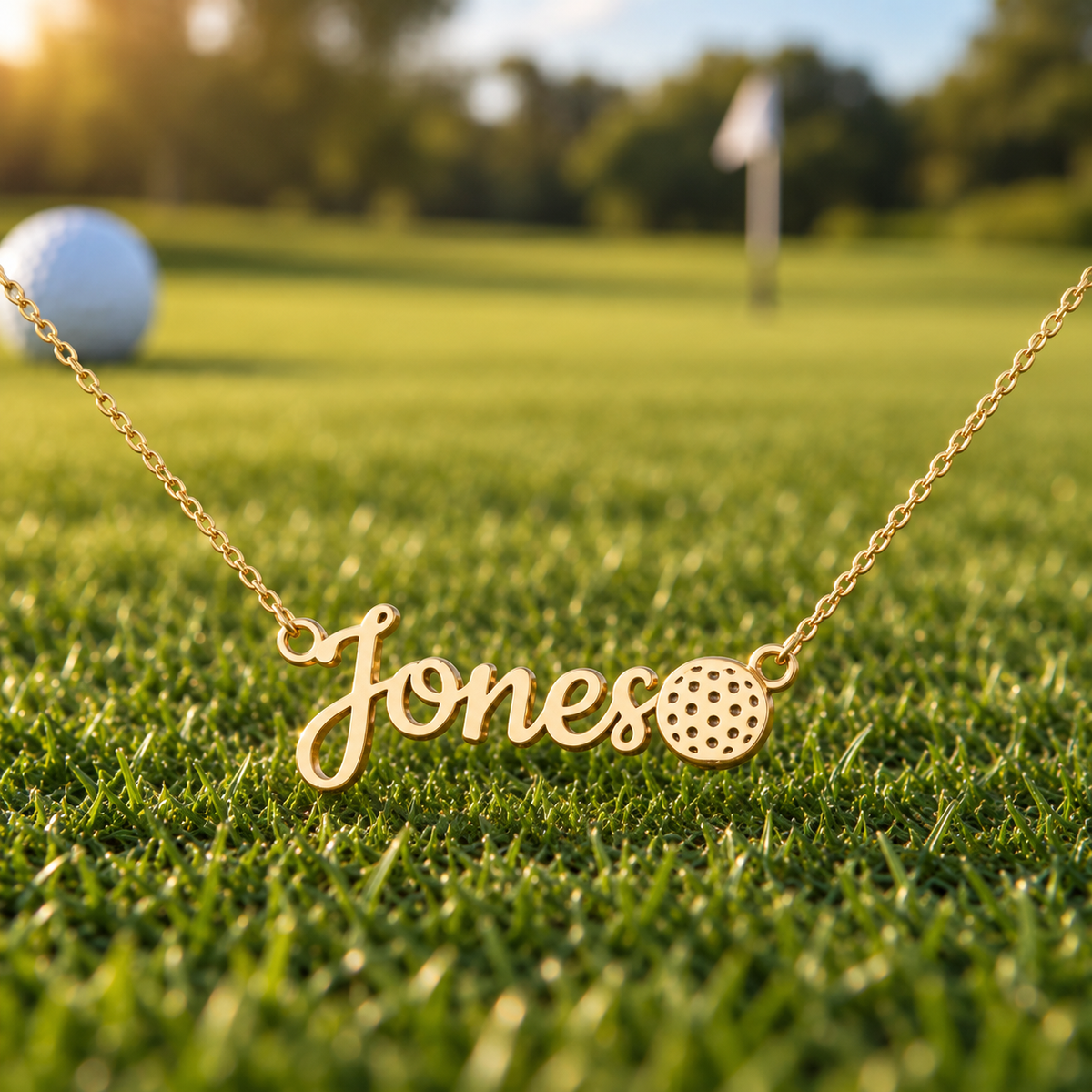 Personalized Golf Mom Necklace