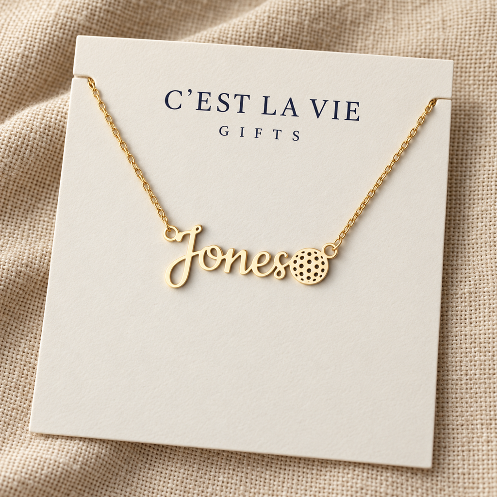 Personalized Golf Mom Necklace