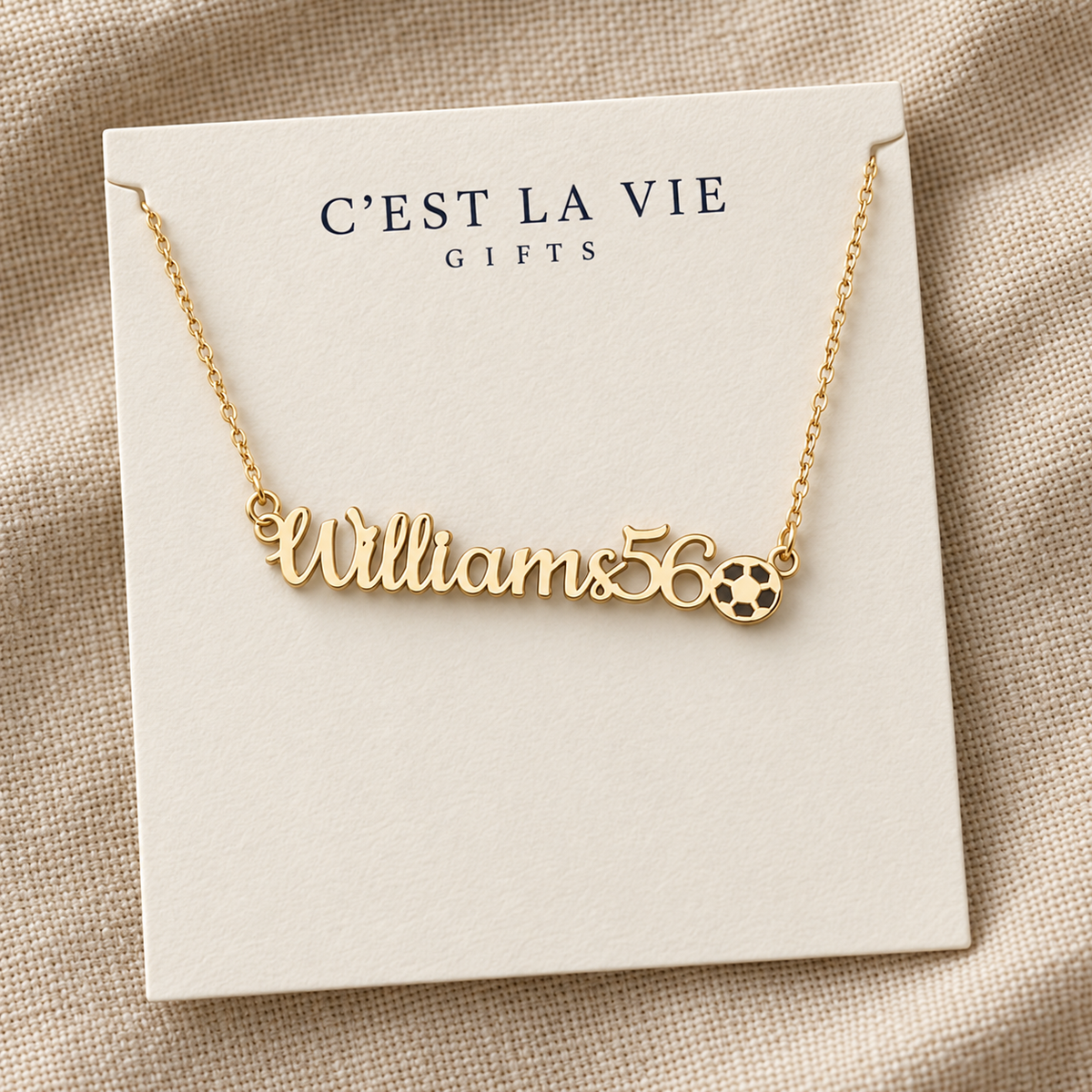 Personalized Soccer Mom Necklace