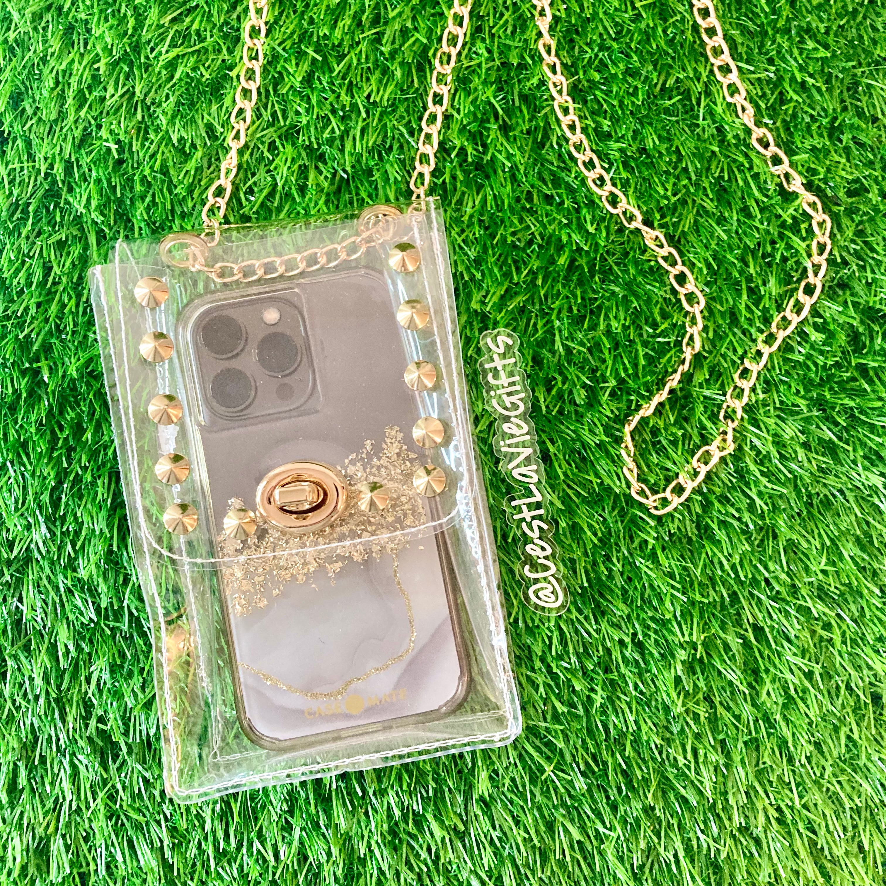 Clear Cell Phone Crossbody