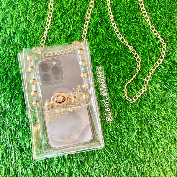 Clear Cell Phone Crossbody