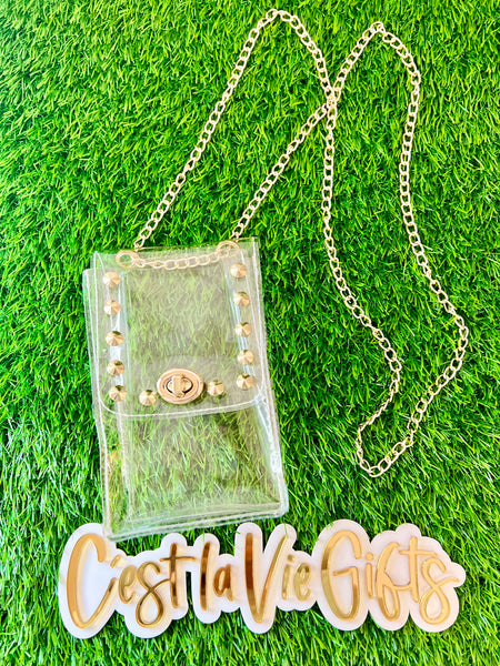 Clear Cell Phone Crossbody