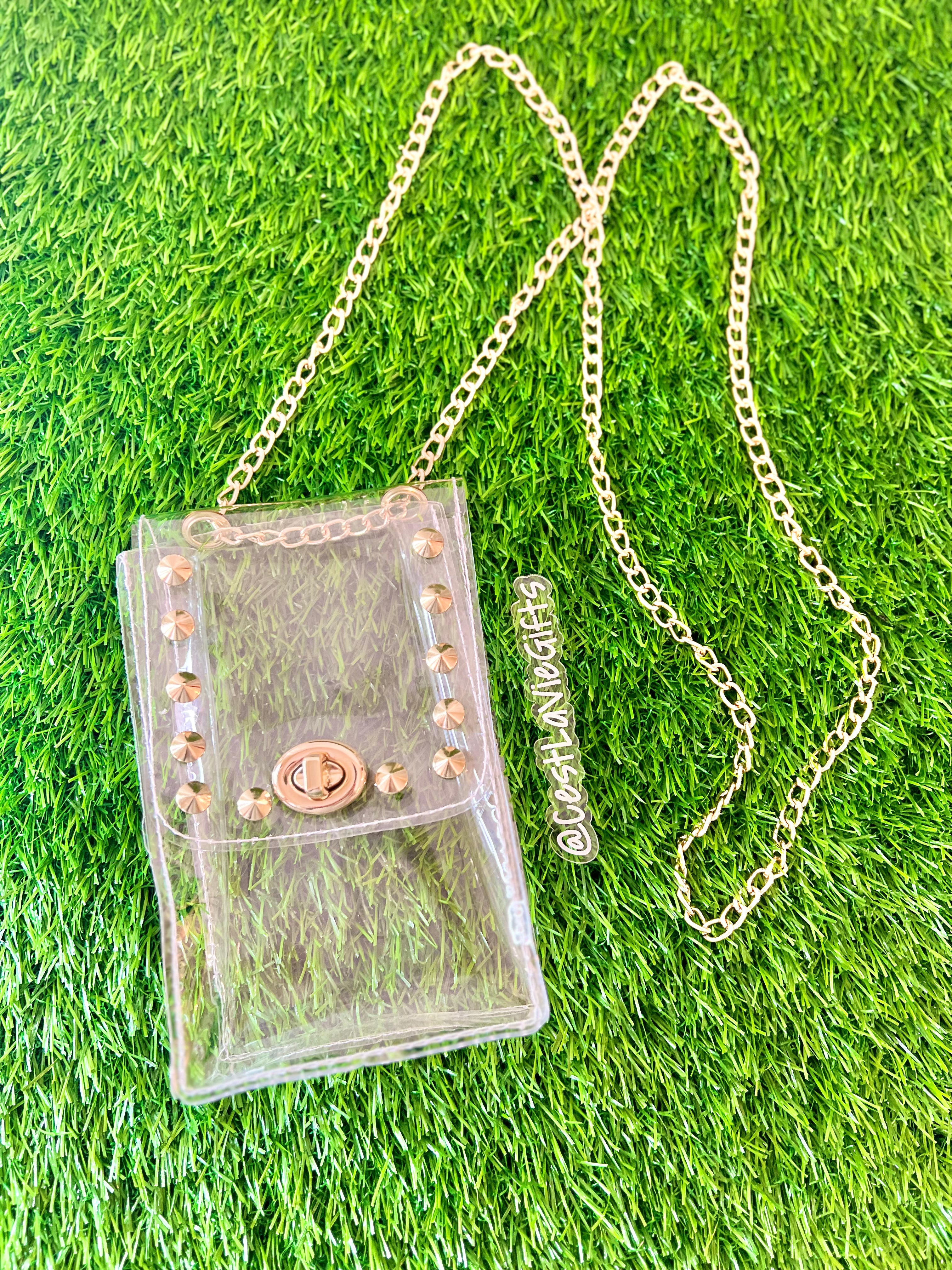 Clear Cell Phone Crossbody