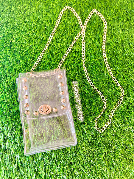 Clear Cell Phone Crossbody