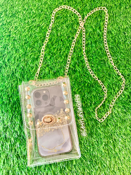 Clear Cell Phone Crossbody