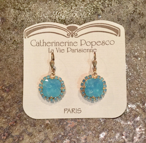 Catherine Popesco - Pacific Opal - Earrings - La Vie Parisienne Jewelry