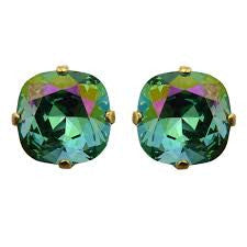 Catherine Popesco Large Stud Gold Earrings - La Vie Parisienne Jewelry