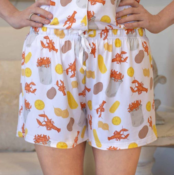 Crawfish Boil Sleep Shorts