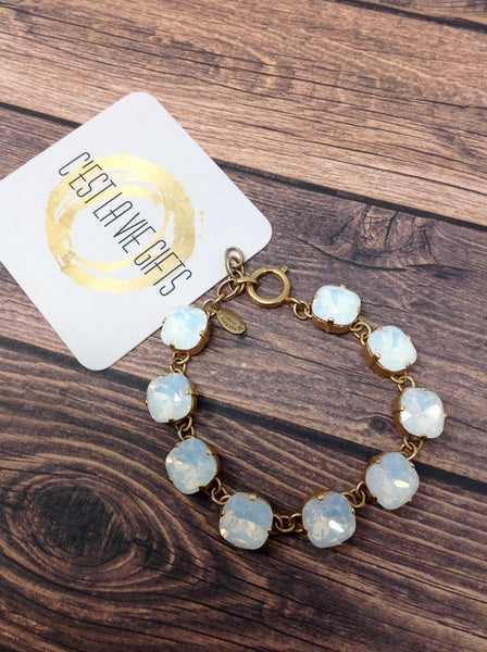 Catherine Popesco Large Stone - Swarovski Crystal Bracelet 12 mm