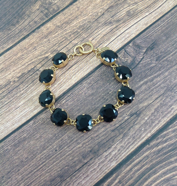 Catherine Popesco Large Stone - Swarovski Crystal Bracelet 12 mm