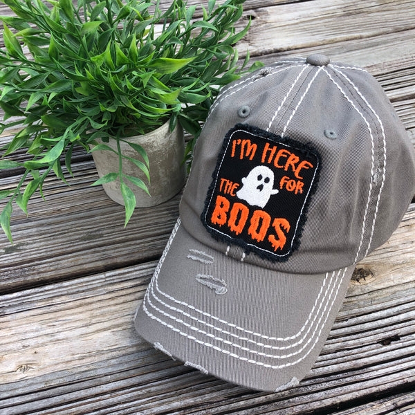 I’m Here for the BOOS Baseball Hat