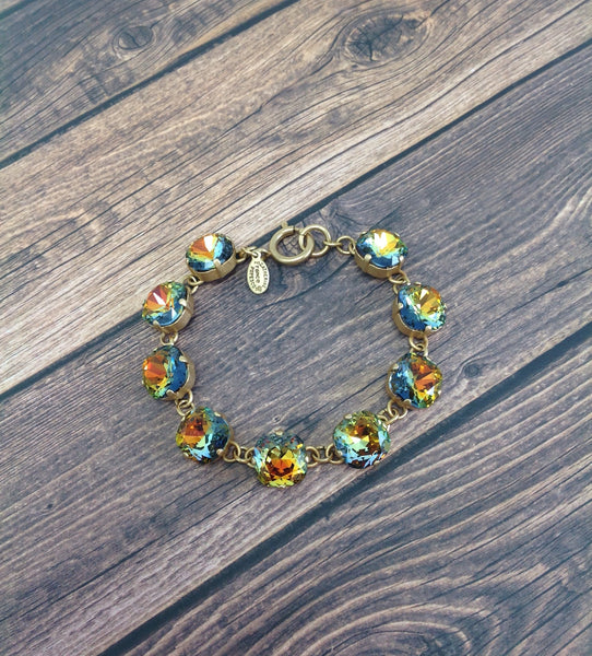 Catherine Popesco Large Stone - Swarovski Crystal Bracelet 12 mm