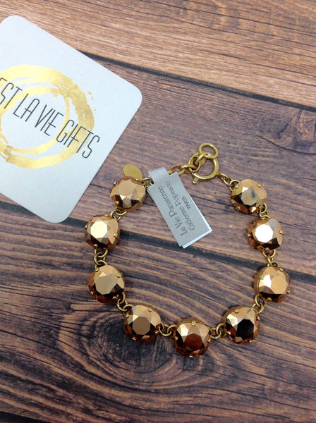 Catherine Popesco Large Stone - Swarovski Crystal Bracelet 12 mm
