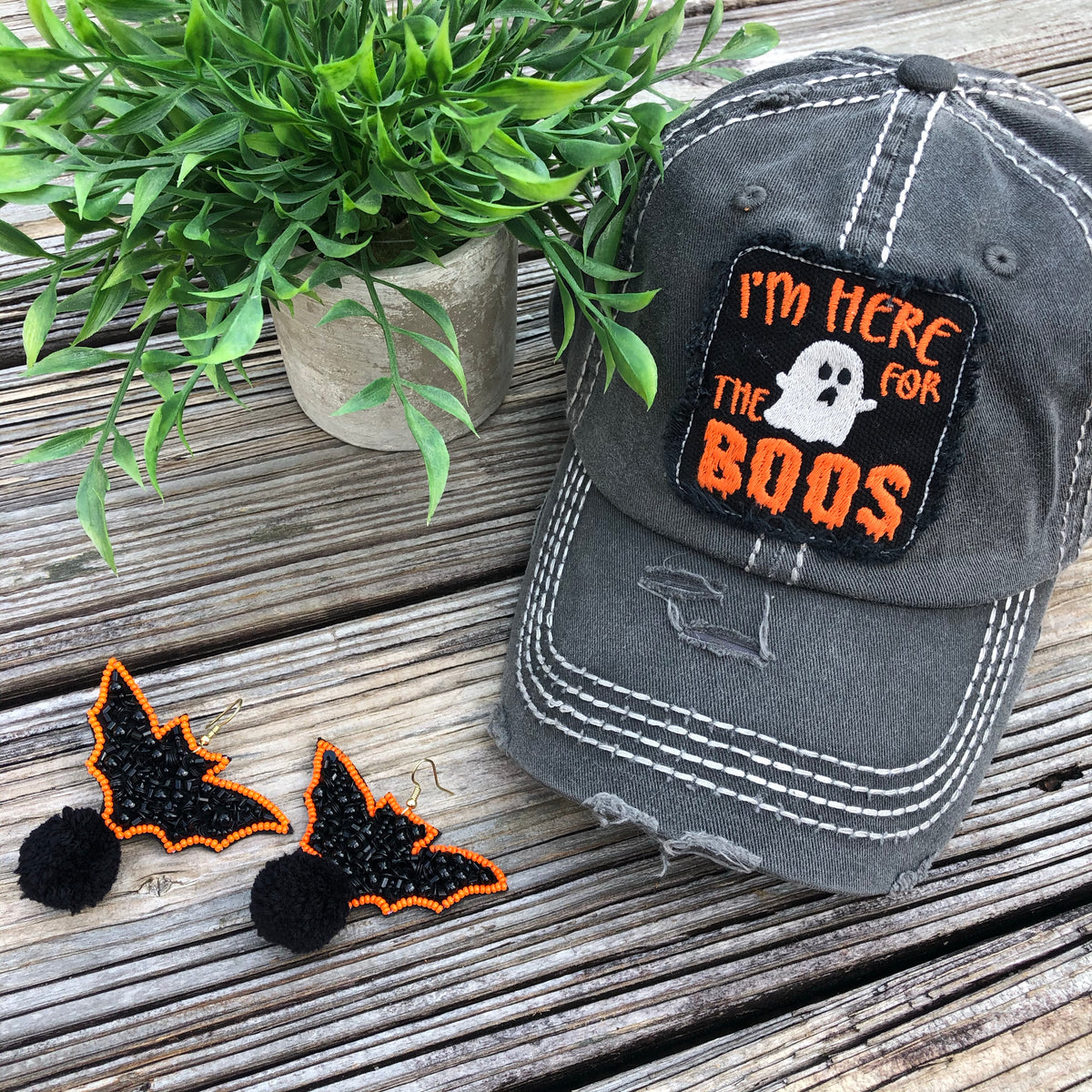 I’m Here for the BOOS Baseball Hat
