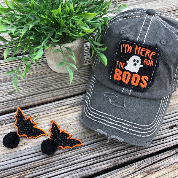 I’m Here for the BOOS Baseball Hat