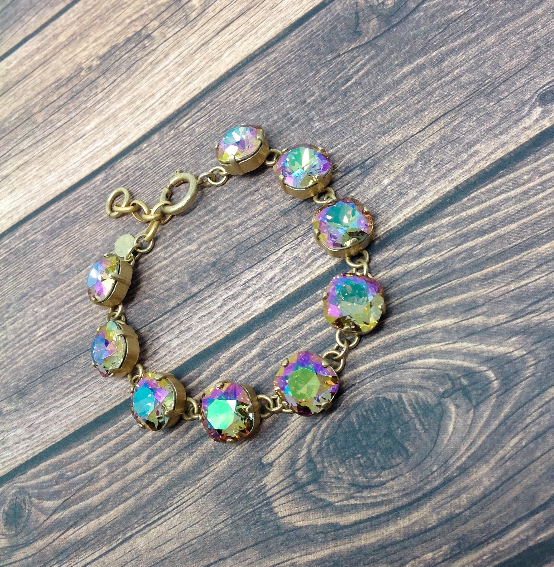 Catherine Popesco Large Stone - Swarovski Crystal Bracelet 12 mm