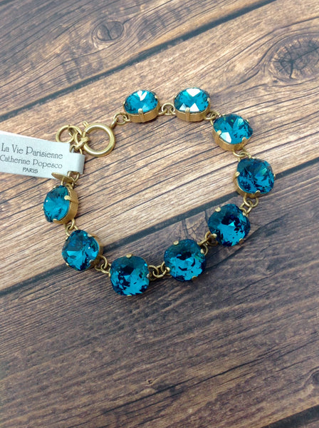 Catherine Popesco Large Stone - Swarovski Crystal Bracelet 12 mm