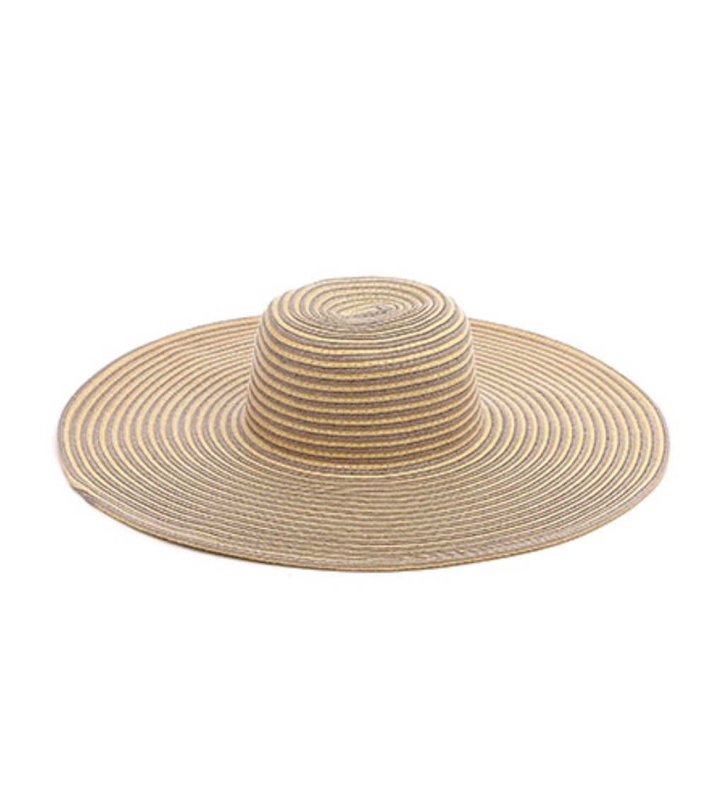 Wide brimmed floppy hat
