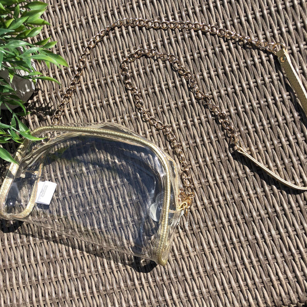 Ivy Clear Crossbody Purse-Perfect for Gameday!