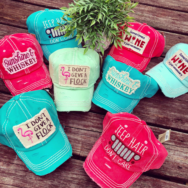 I Don’t Give a Flock Baseball Cap or Hat - 3 Colors