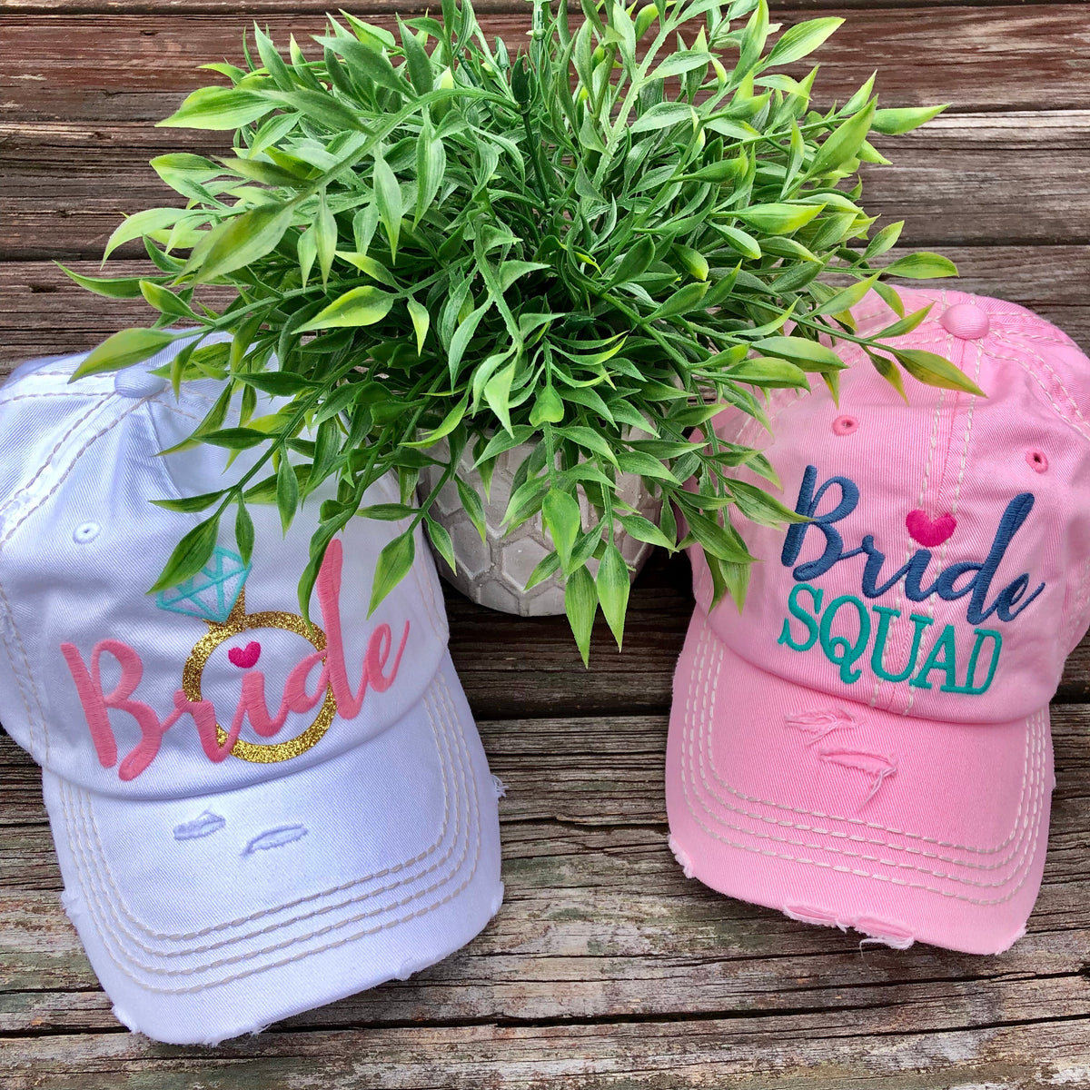 Bride Distressed Baseball Hat