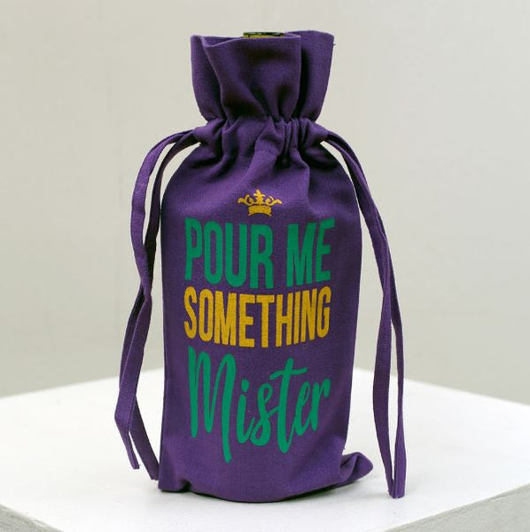 Pour Me Something Wine Bag